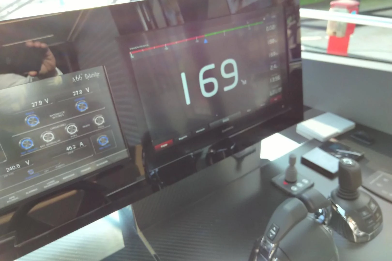 a machine on the counter aboard SERENITY Yacht for Sale