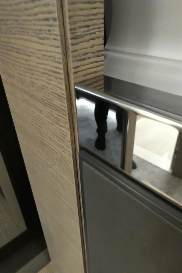 a cat walking on a staircase aboard SERENITY Yacht for Sale