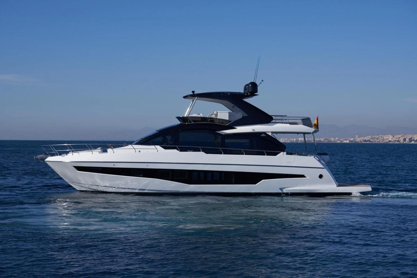 a boat on the water aboard SERENITY Yacht for Sale