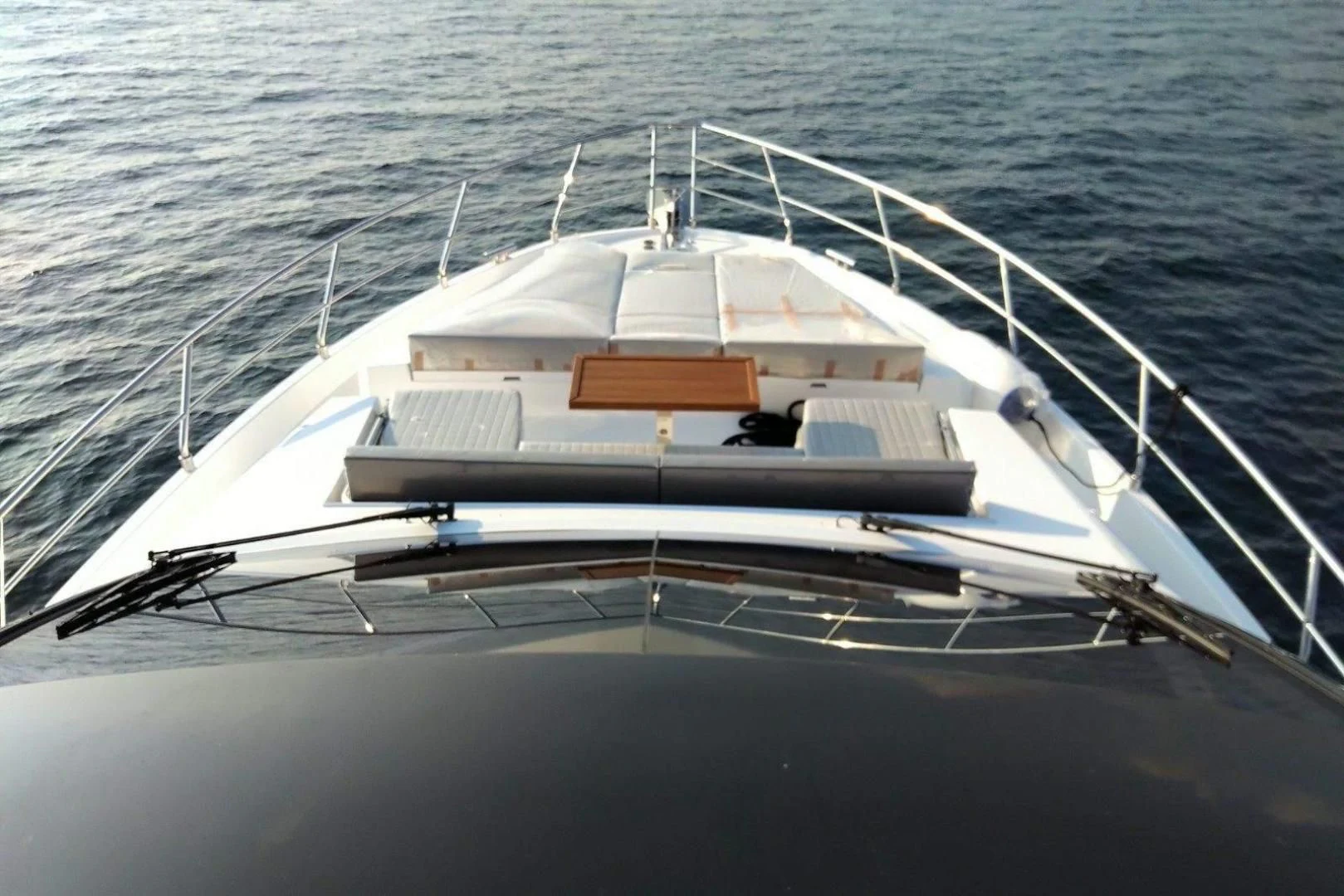 a boat on the water aboard SERENITY Yacht for Sale