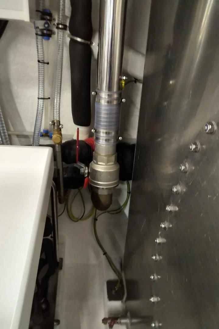 a machine with wires aboard SERENITY Yacht for Sale