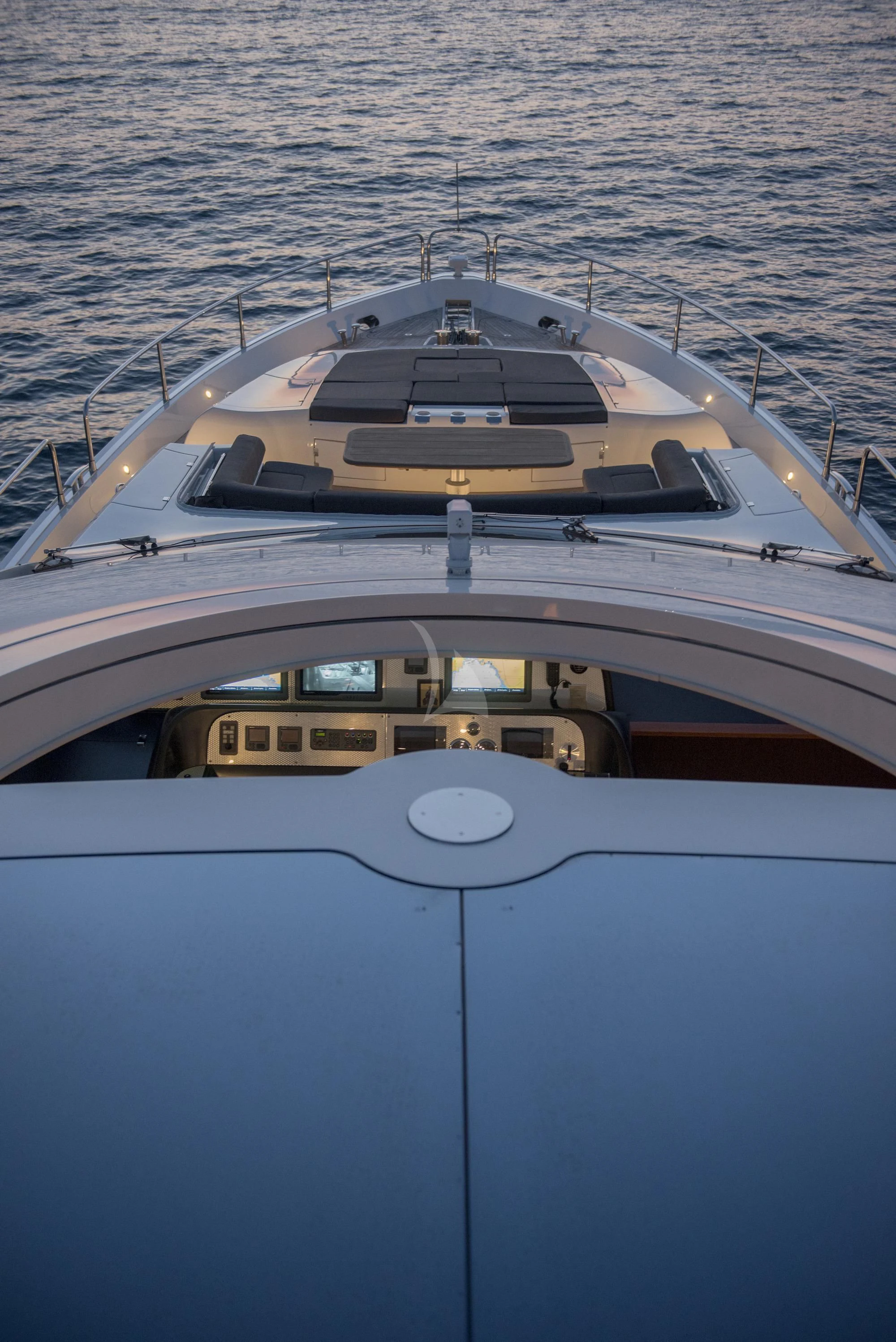 a boat on the water aboard BLADE 6 Yacht for Charter