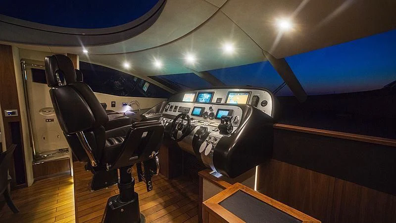 a room with a large machine aboard BLADE 6 Yacht for Charter
