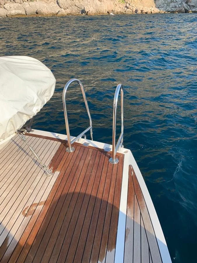a boat on the water aboard SUNSEEKER 86 Yacht for Sale