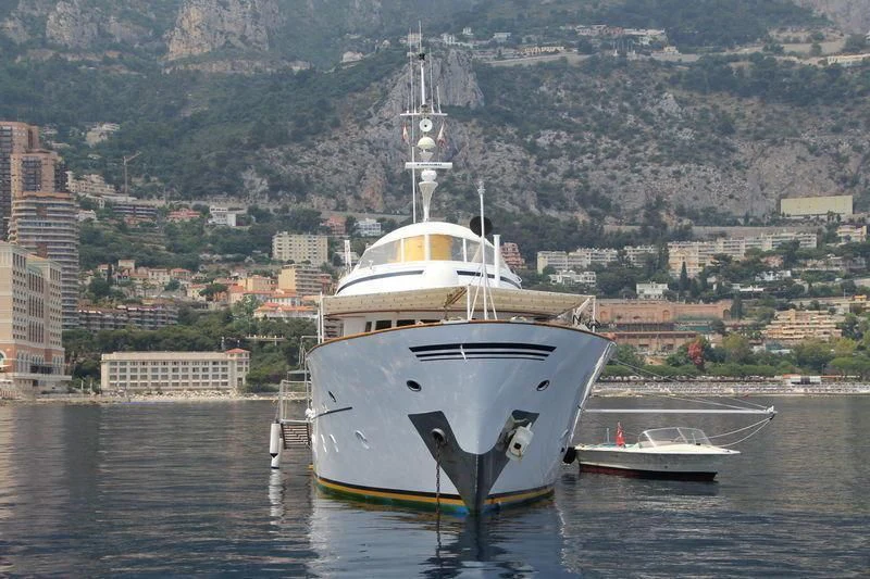 a couple of boats in the water aboard PAMELA IV Yacht for Sale