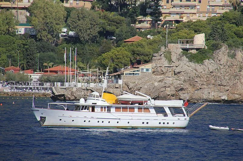a boat on the water aboard PAMELA IV Yacht for Sale