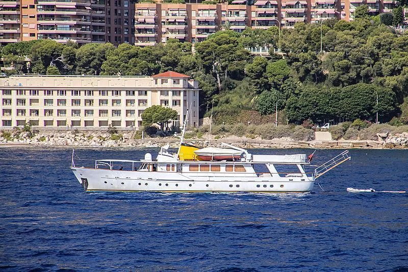 a boat on the water aboard PAMELA IV Yacht for Sale
