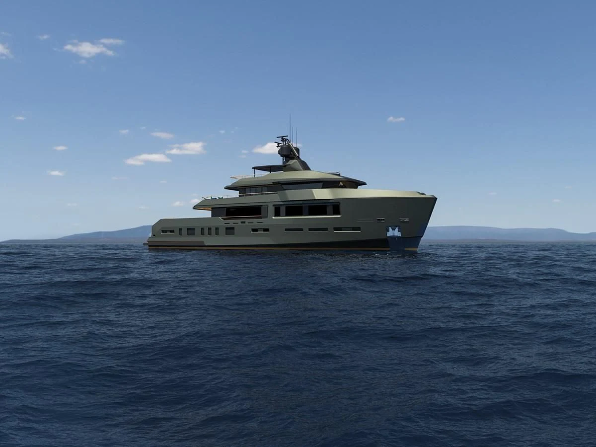 a boat in the water aboard FL38 Yacht for Sale