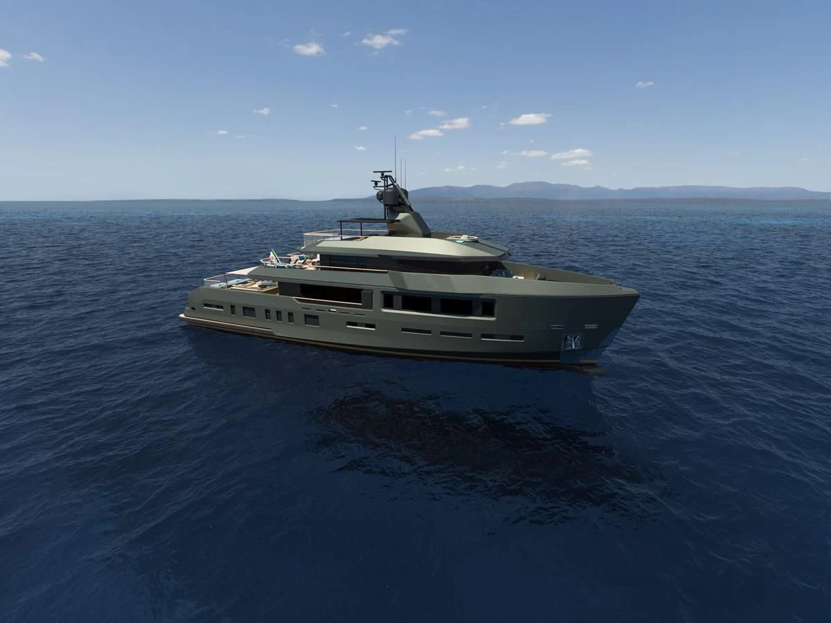 a boat in the water aboard FL38 Yacht for Sale