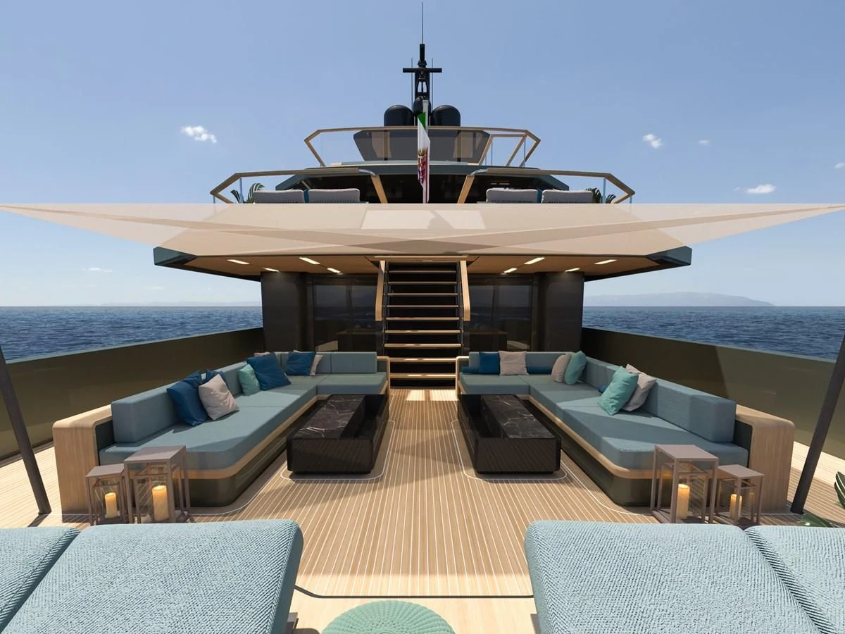a boat on a boat aboard FL38 Yacht for Sale