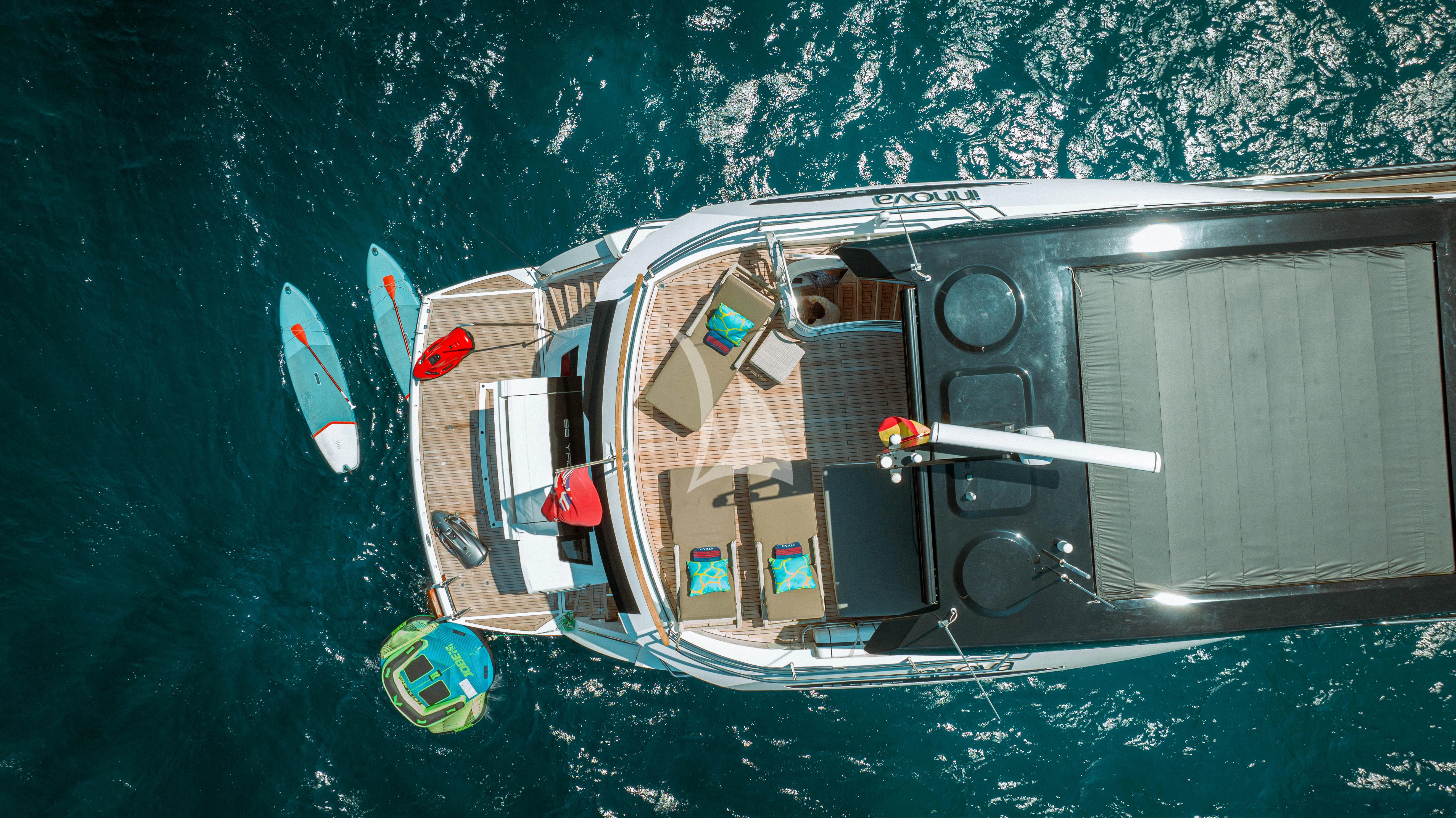 a satellite in space aboard MOONLIGHT Yacht for Sale