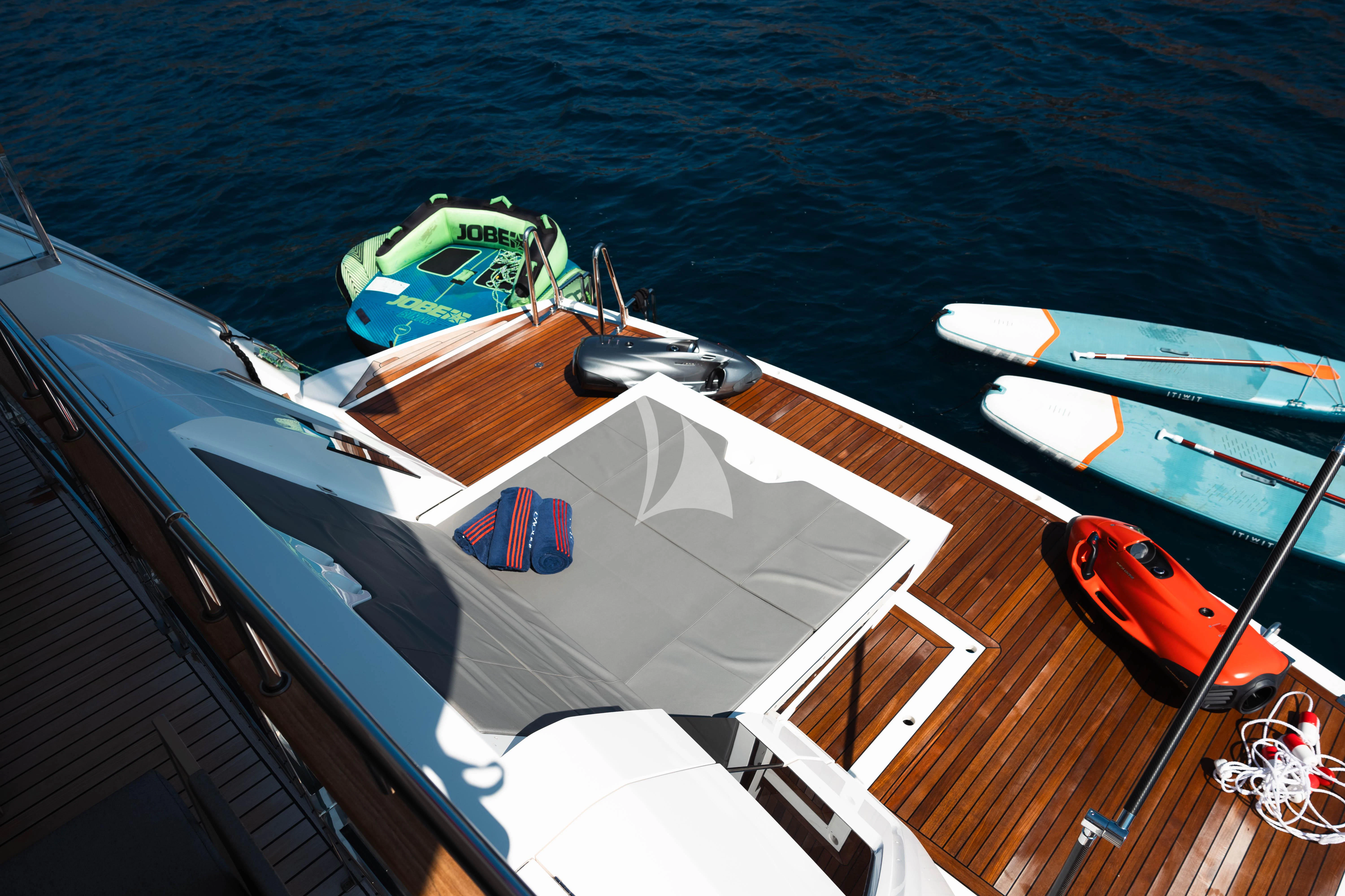 a boat on the water aboard MOONLIGHT Yacht for Sale
