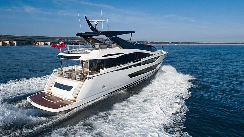 a boat on the water aboard MOONLIGHT Yacht for Sale