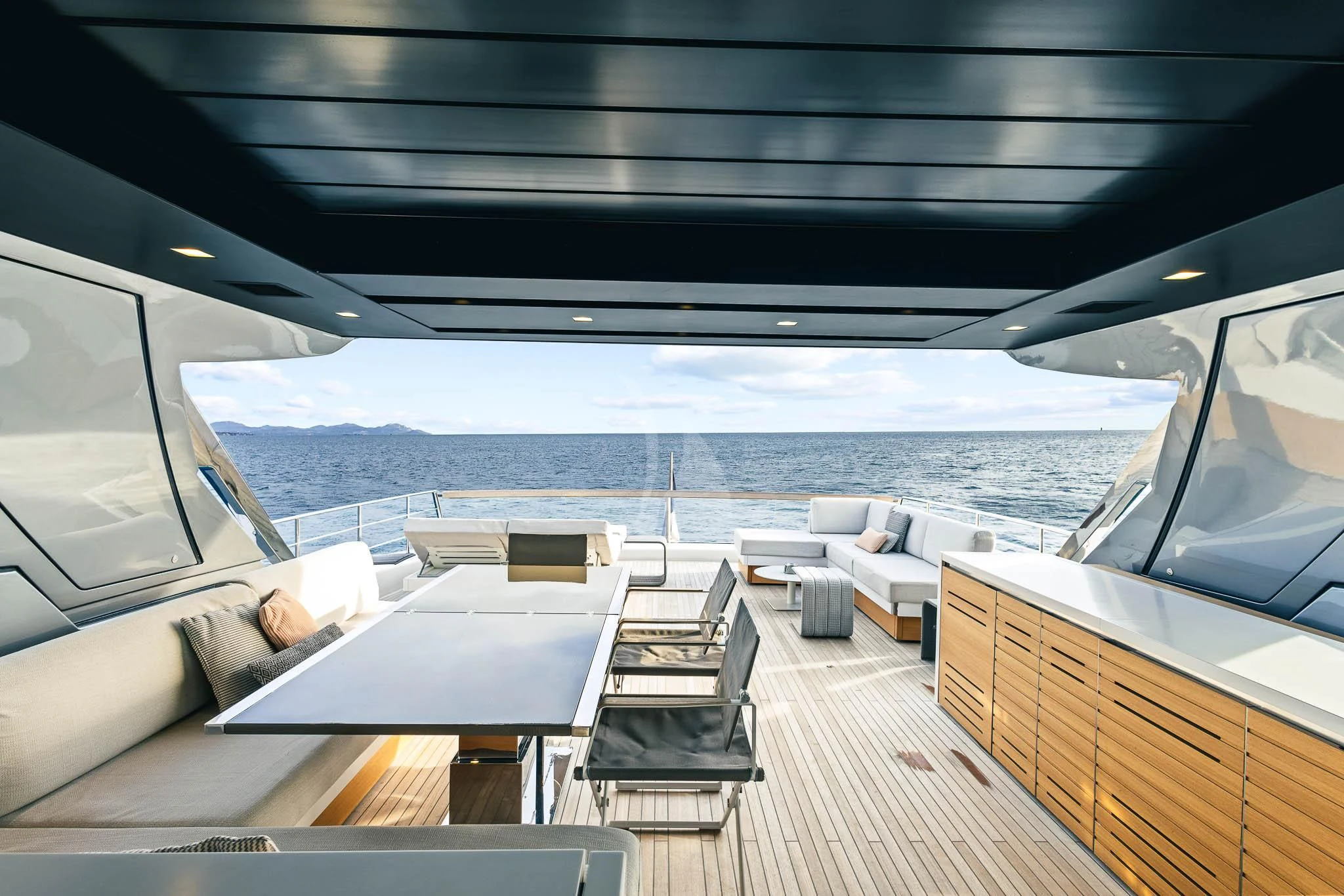 a boat on the water aboard VINCI II Yacht for Sale