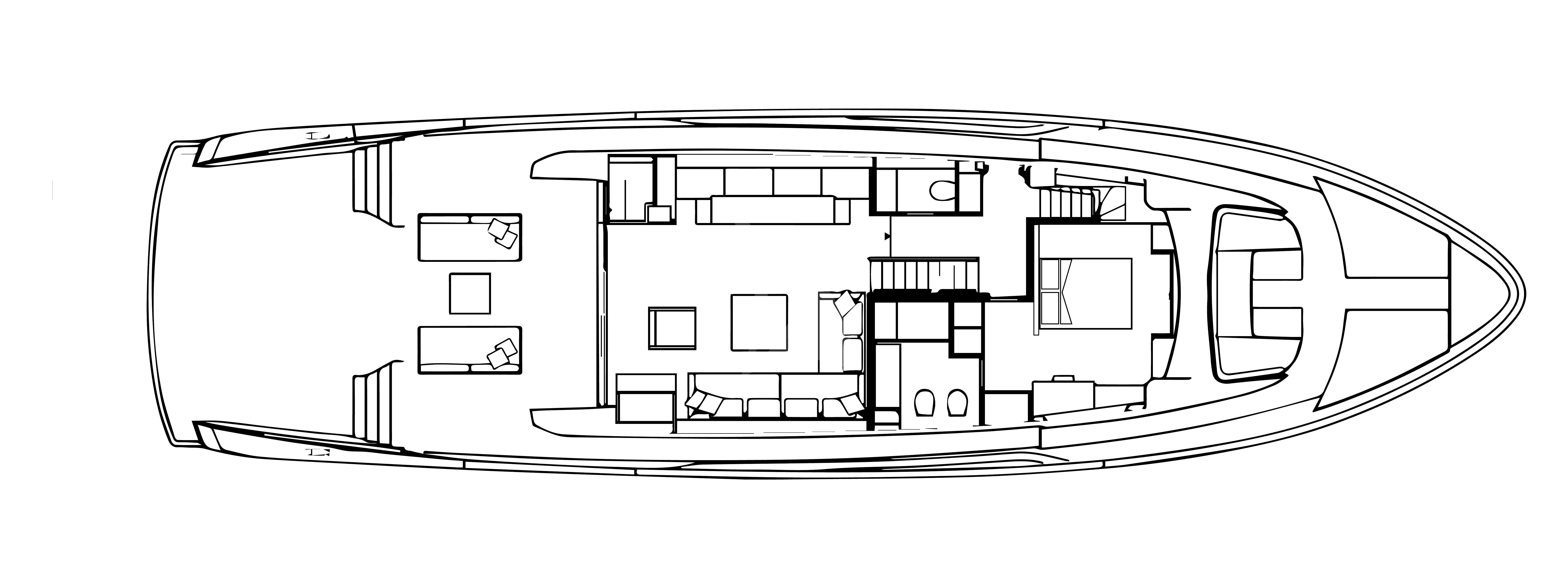diagram, engineering drawing aboard VINCI II Yacht for Sale