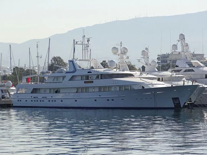 a large white yacht aboard VARMAR VE Yacht for Sale
