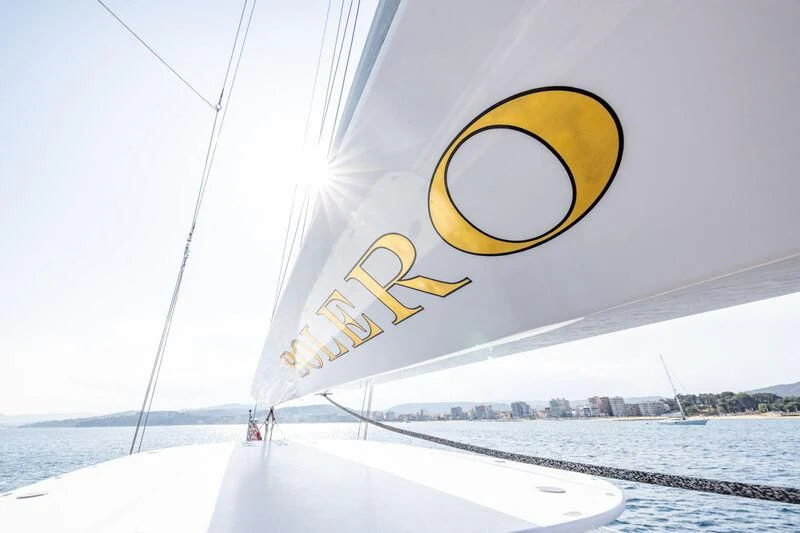 a sailboat on the water aboard BOLERO Yacht for Sale