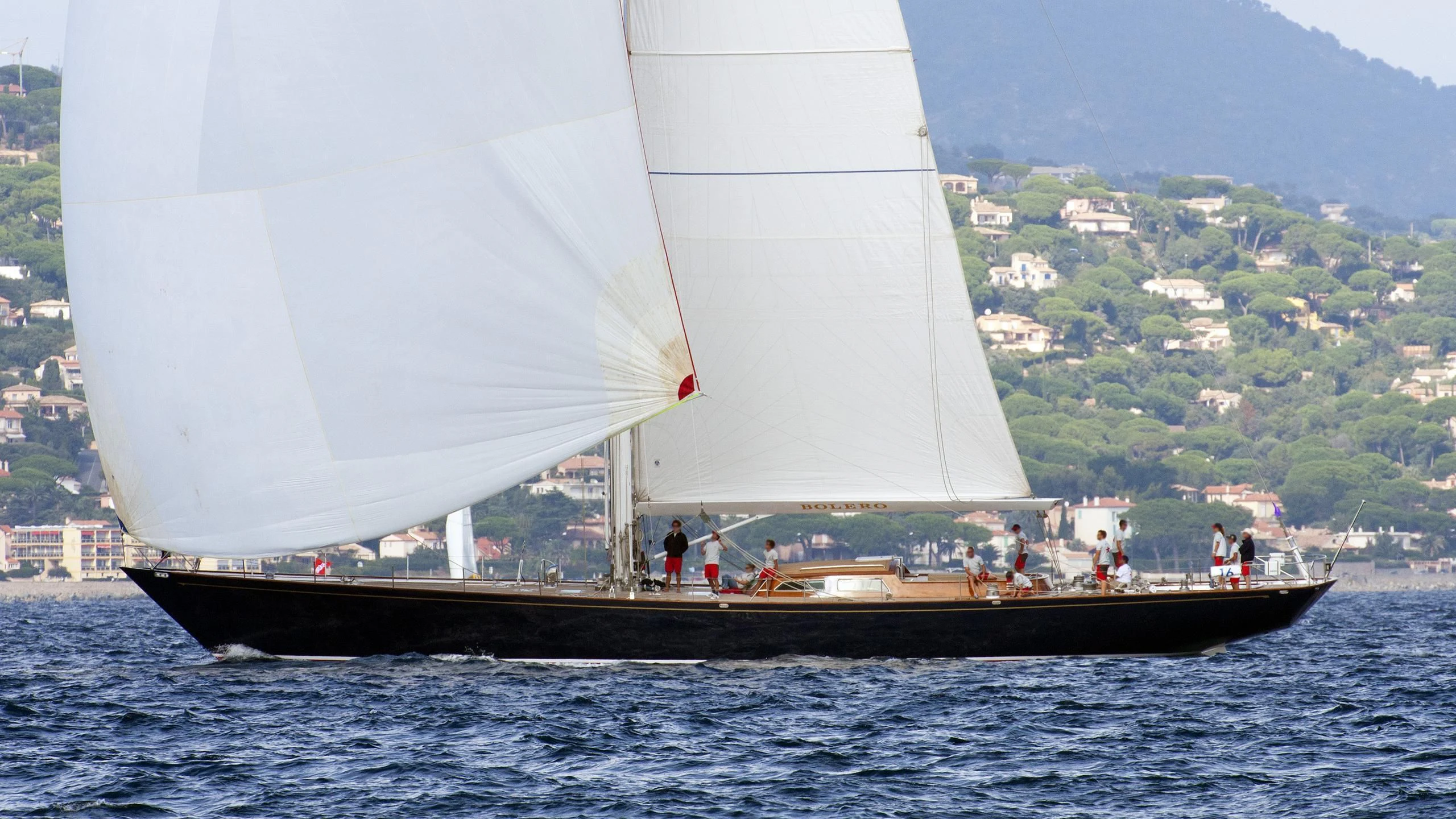 a sailboat on the water aboard BOLERO Yacht for Sale