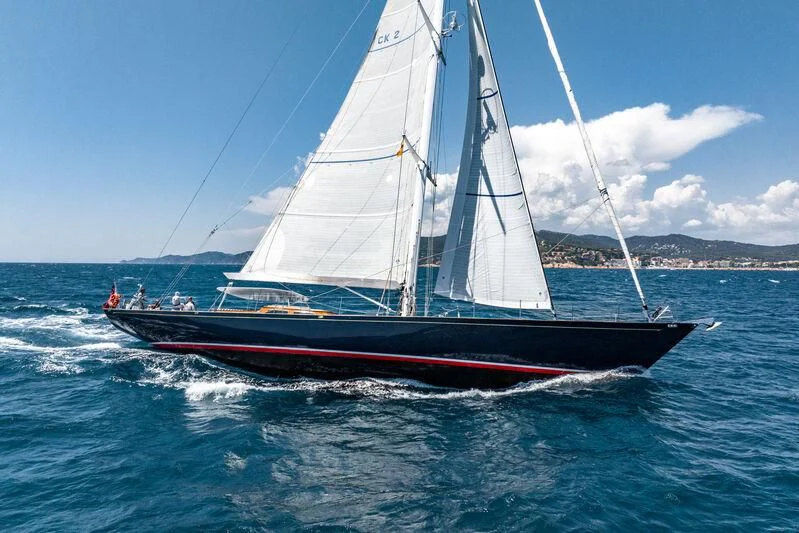 a boat on the water aboard BOLERO Yacht for Sale