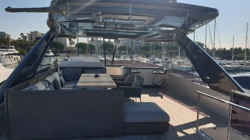 a boat on the water aboard HANAVA Yacht for Sale