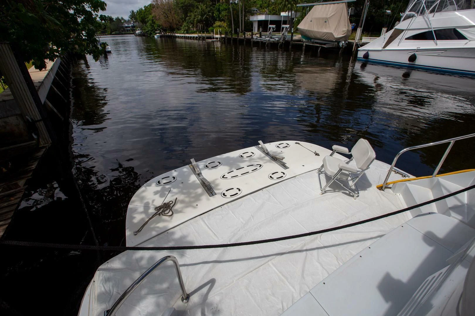 a boat in the water aboard PAINKILLER Yacht for Sale