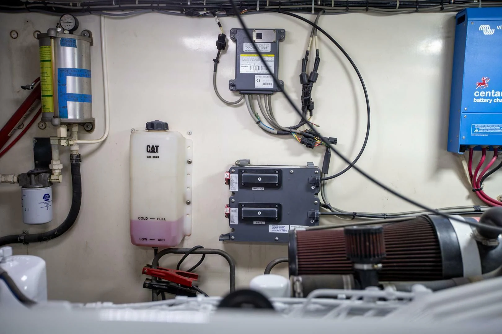 a machine with wires aboard PAINKILLER Yacht for Sale