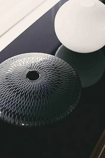 a close up of a feather aboard BACCHANAL Yacht for Sale