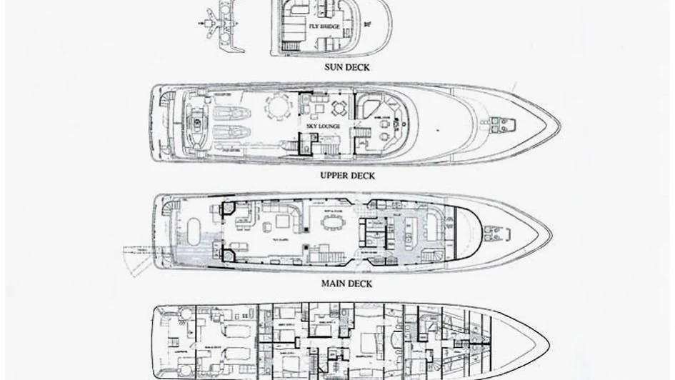 diagram, engineering drawing aboard MURPHY'S LAW Yacht for Charter