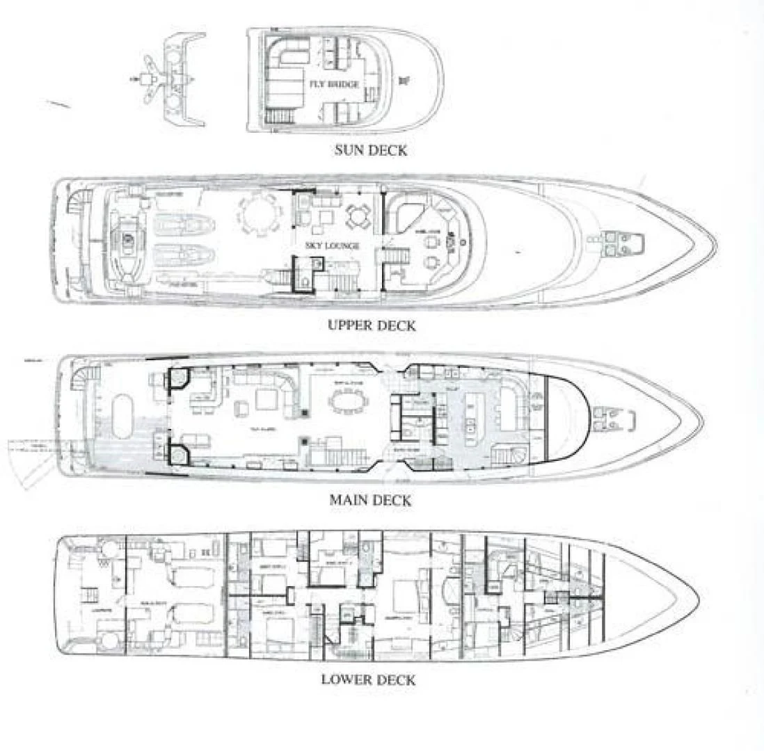 diagram, engineering drawing aboard MURPHY'S LAW Yacht for Charter