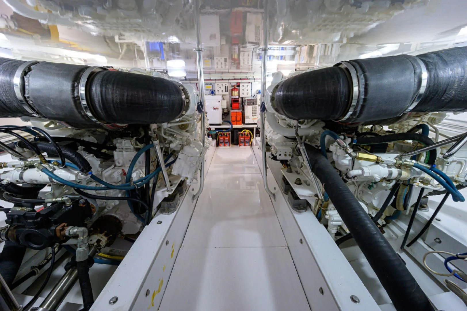 a close-up of a machine aboard FLYING J Yacht for Sale