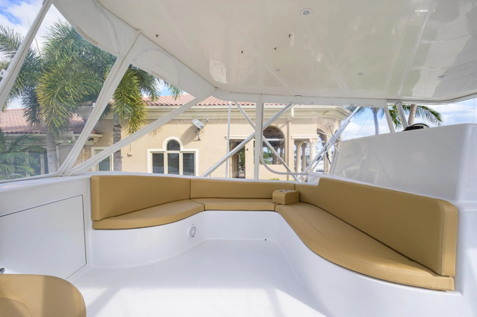 a house with a hammock aboard FLYING J Yacht for Sale