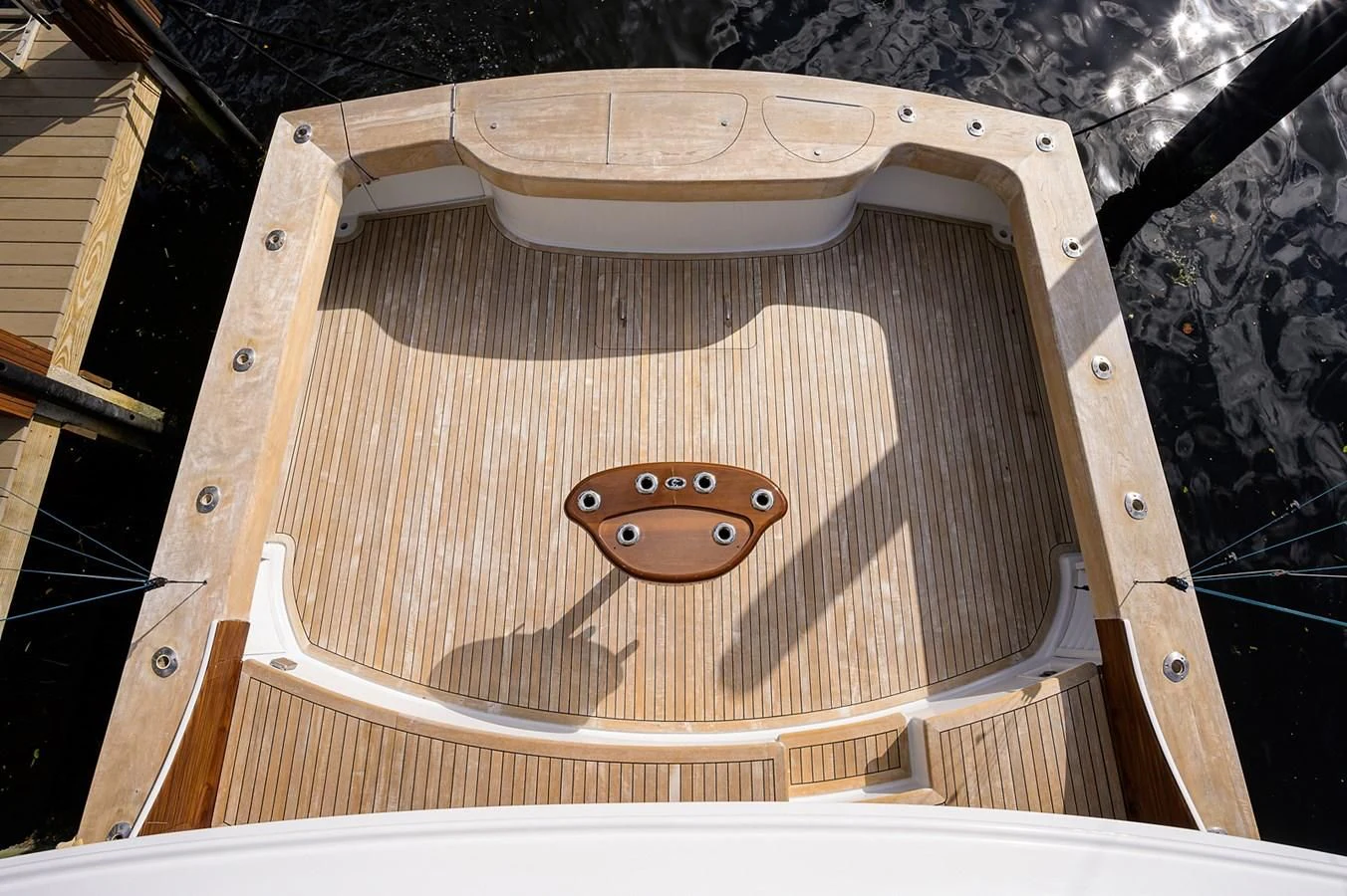a metal box with a metal lid aboard FLYING J Yacht for Sale