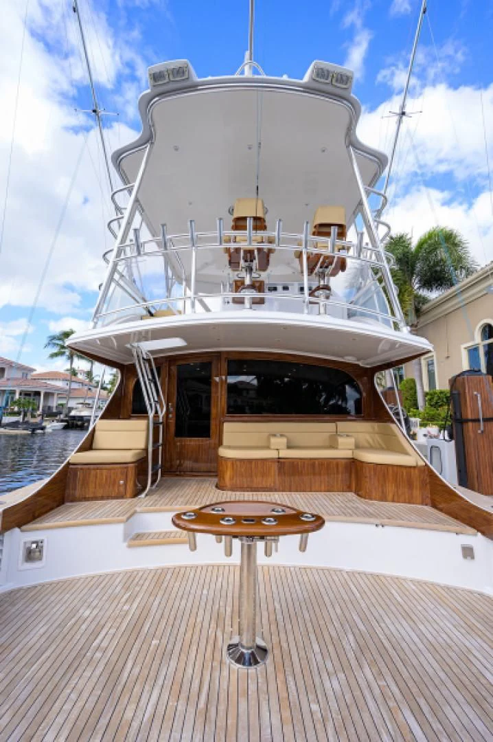 a large white ship docked aboard FLYING J Yacht for Sale