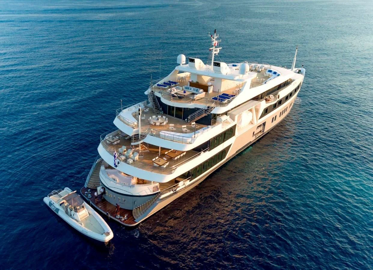 a ship in the water aboard MARQUISE Yacht for Sale