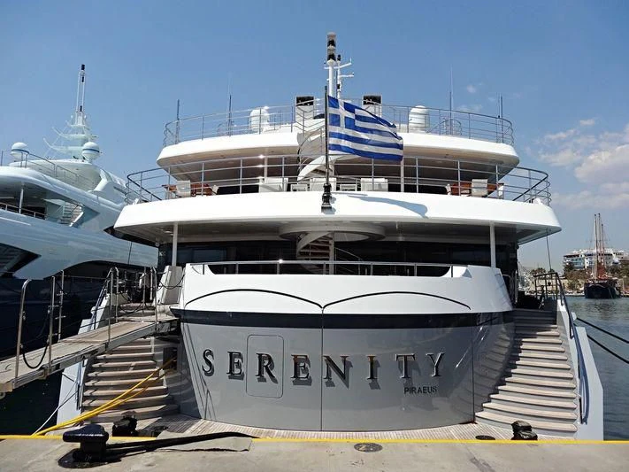 a few large boats are parked aboard MARQUISE Yacht for Sale