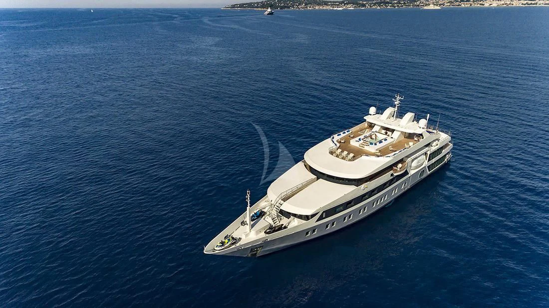 a boat in the water aboard MARQUISE Yacht for Sale