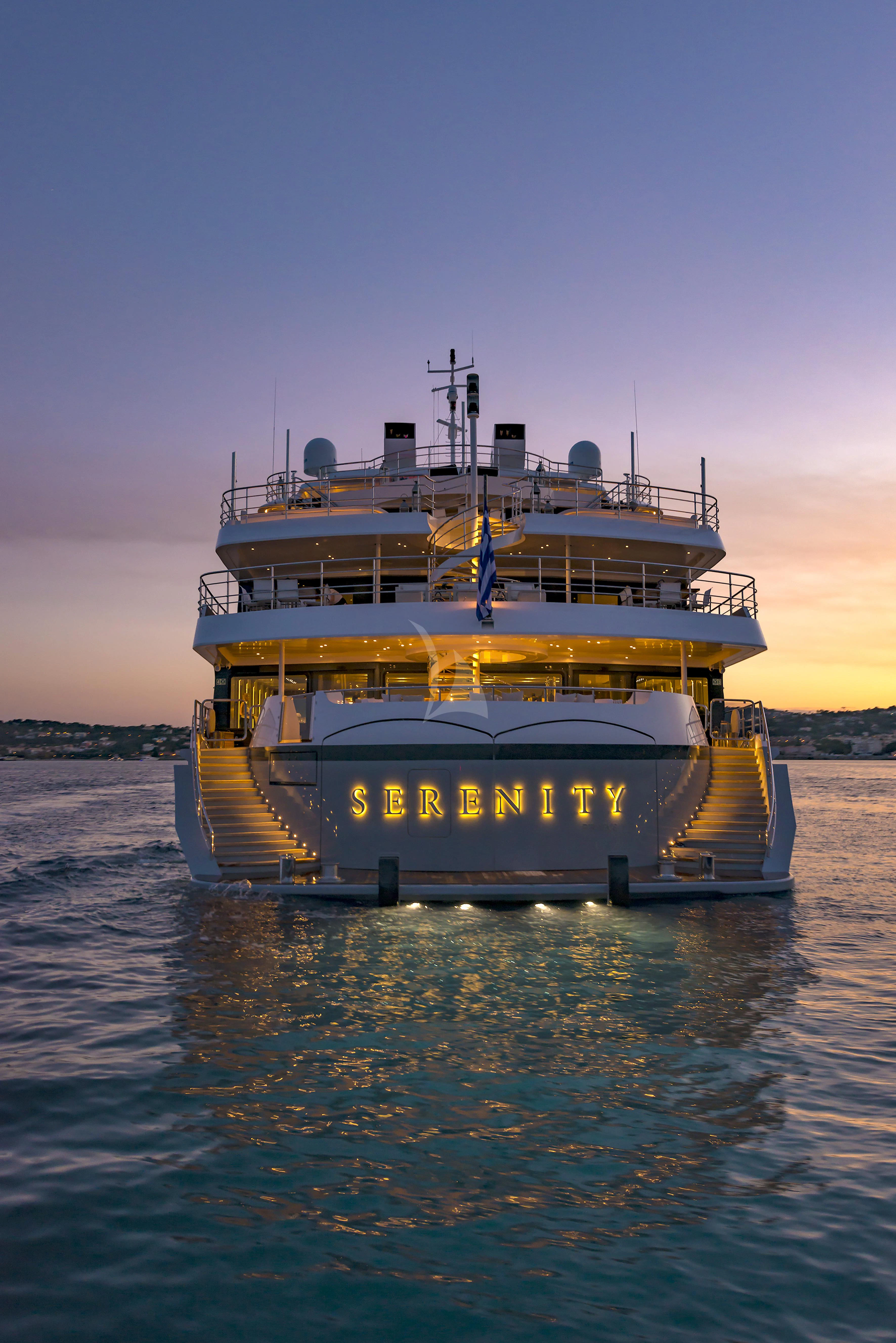 a large boat on the water aboard MARQUISE Yacht for Sale