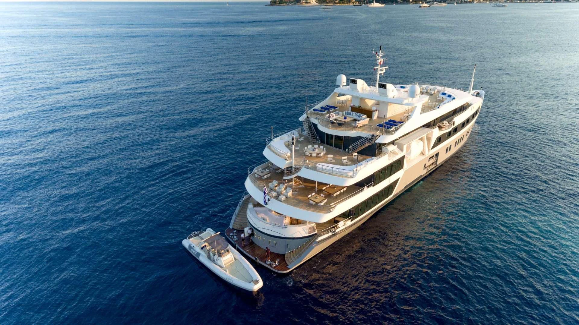 a ship in the water aboard MARQUISE Yacht for Sale