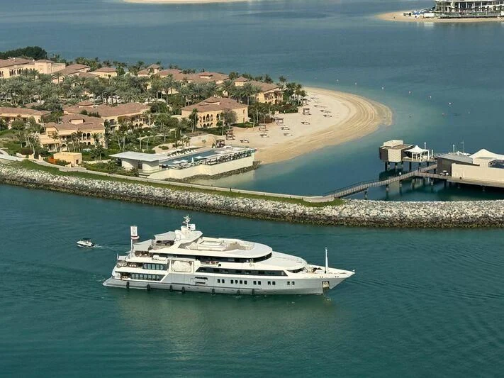 a boat in the water aboard MARQUISE Yacht for Sale