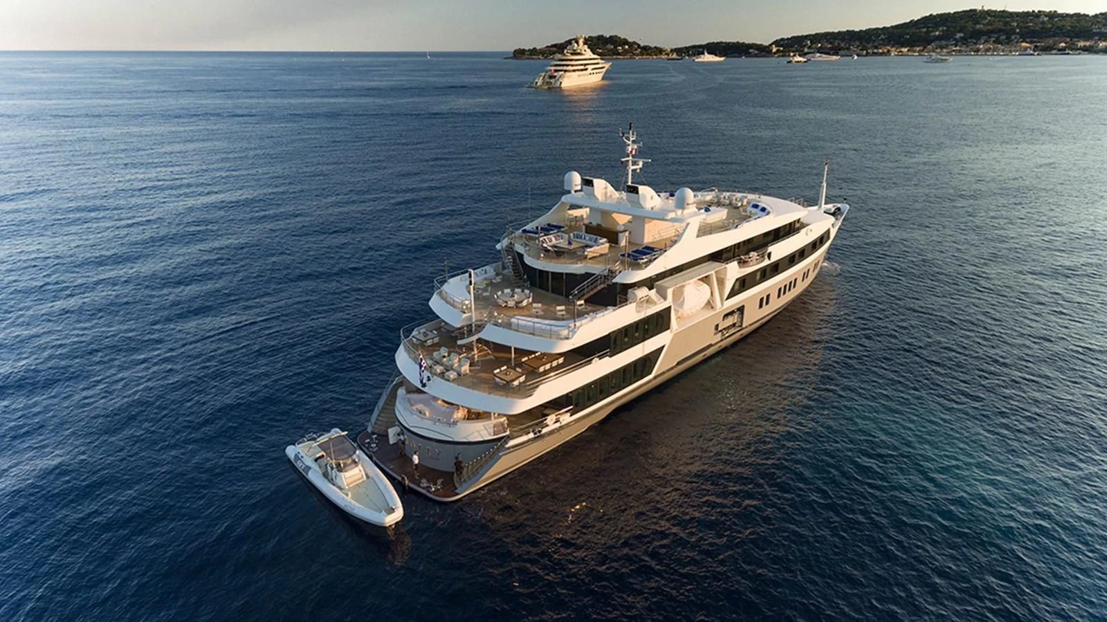 a ship in the water aboard MARQUISE Yacht for Sale