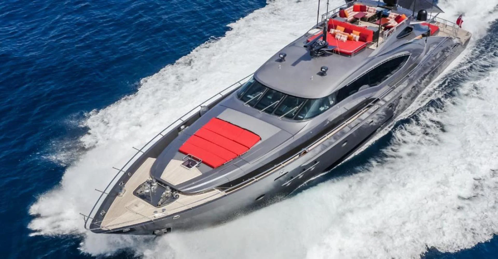 a boat on the water aboard KJOS Yacht for Charter