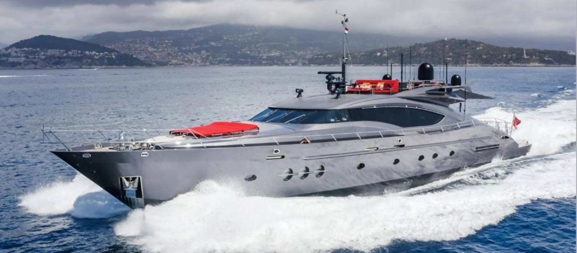 a white yacht on the water aboard KJOS Yacht for Charter