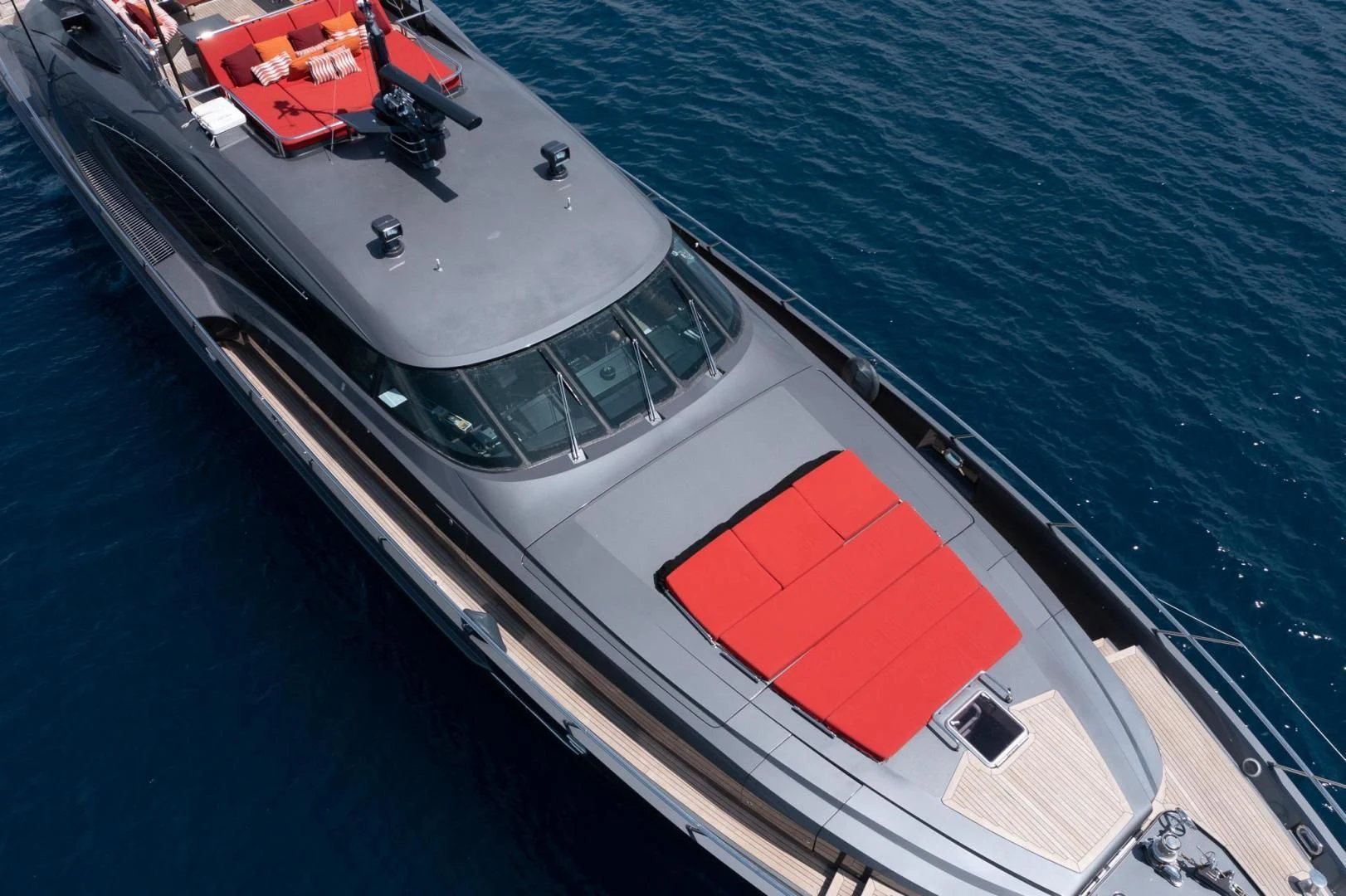 a boat on the water aboard KJOS Yacht for Charter