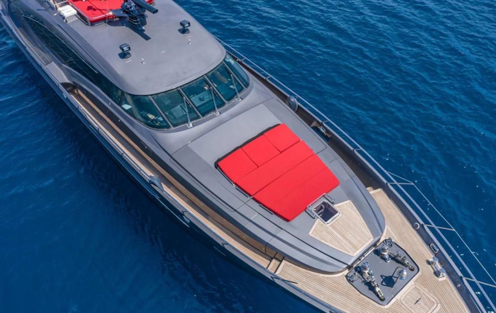 a boat on the water aboard KJOS Yacht for Charter