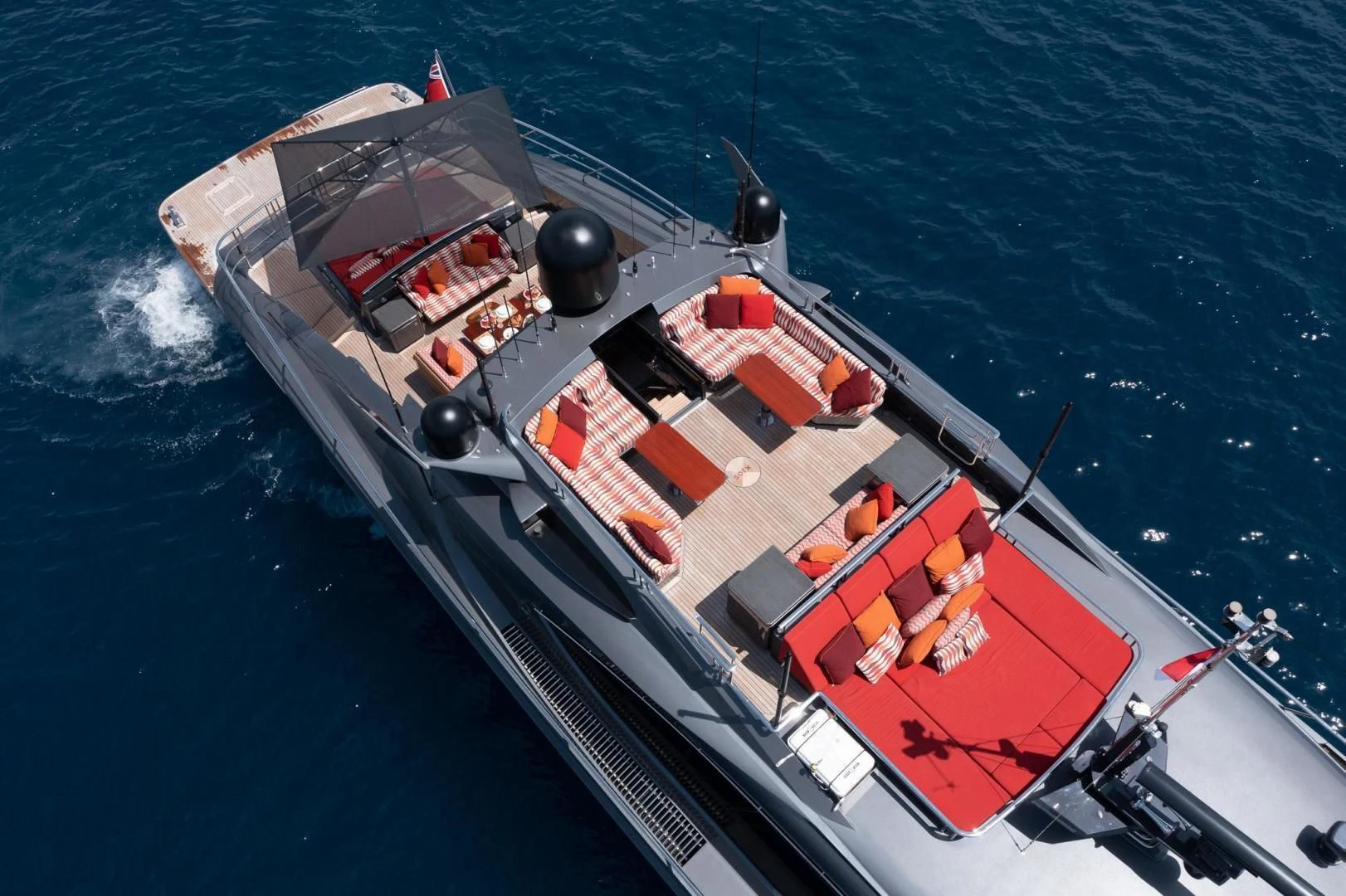 a ship in the water aboard KJOS Yacht for Charter