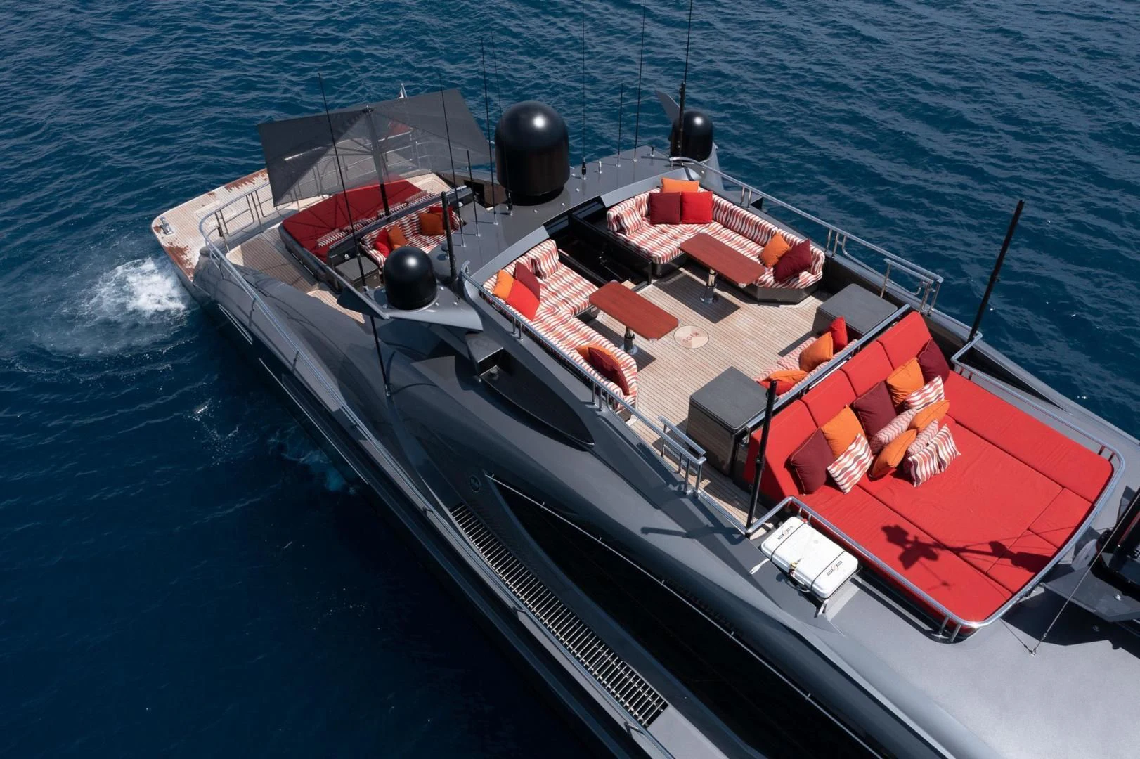 a boat on the water aboard KJOS Yacht for Charter