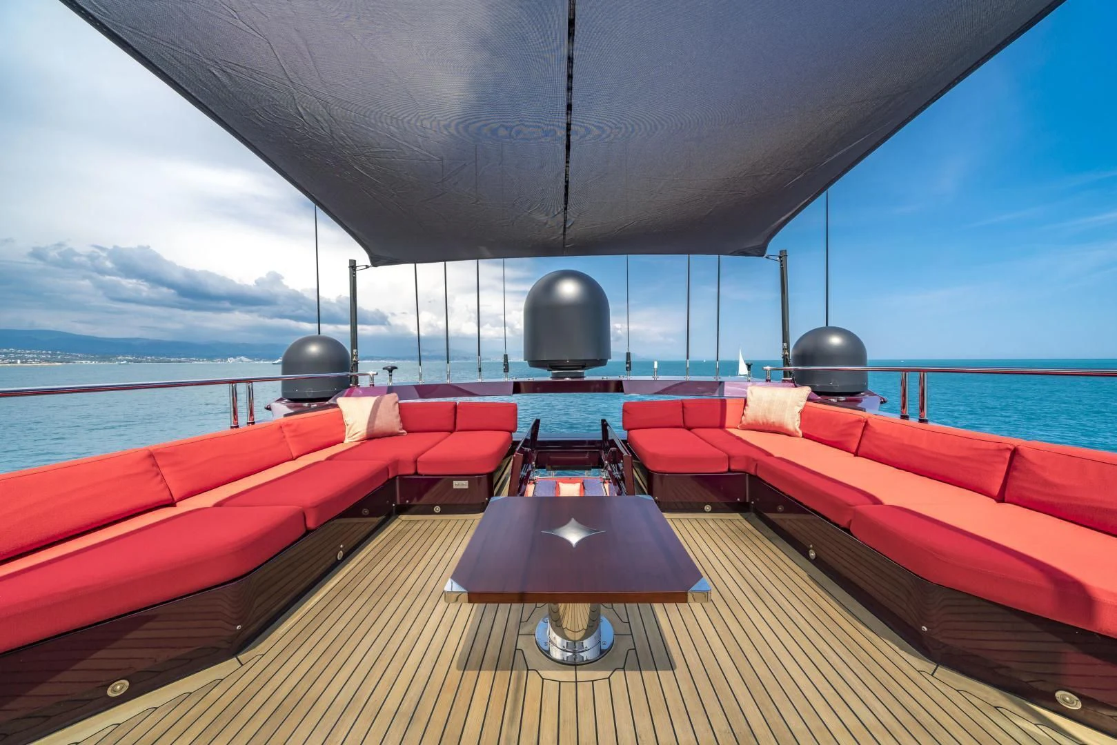 a boat on the water aboard KJOS Yacht for Charter