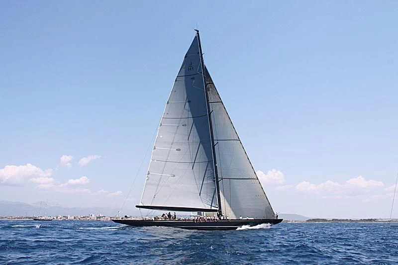 a sailboat on the water aboard LIONHEART Yacht for Sale