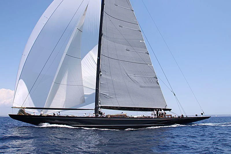 a sailboat on the water aboard LIONHEART Yacht for Sale