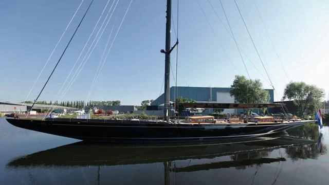 a boat on the water aboard LIONHEART Yacht for Sale